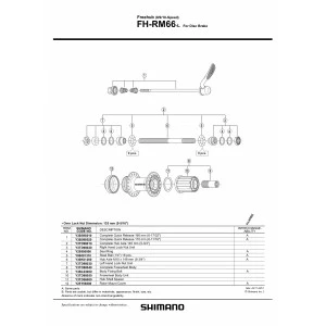 1 Corps De Roue Libre SHIMANO Y3TD98040 FH-RM66 FH-M3050 Complete Freewheel Body 2 1 Corps De Roue Libre SHIMANO Y3TD98040 FH-RM66 FH-M3050 Complete Freewheel Body – Image 2
