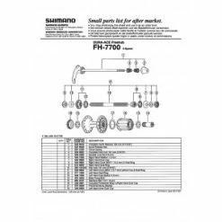 1 Corps De Roue Libre SHIMANO Y3A098010 FH-7700 Dura-Ace Complete Freewheel Body -Route Soldes 1 corps de roue libre shimano y3a098010 fh 7700 dura ace complete freewheel body 2
