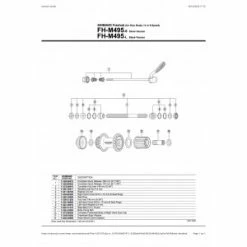 1 Corps De Roue Libre SHIMANO Y3C598020 FH-M495 Complete Freewheel Body -Route Soldes 1 corps de roue libre shimano y3c598020 deore fh mc18m510m525 complete freewheel body 2