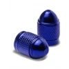 2 Bouchons De Valve BIKE PARTS Caps Shrader Bleu