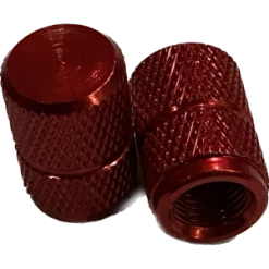 2 Bouchons De Valve BIKE PARTS Caps Shrader Rouge