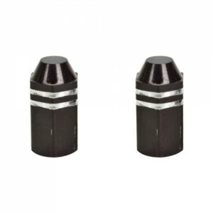 2 Bouchons De Valve TRIK TOPZ Hex Caps Shrader Noir 1 2 Bouchons De Valve TRIK TOPZ Hex Caps Shrader Noir
