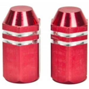 2 Bouchons De Valve TRIK TOPZ Hex Caps Shrader Rouge 1 2 Bouchons De Valve TRIK TOPZ Hex Caps Shrader Rouge