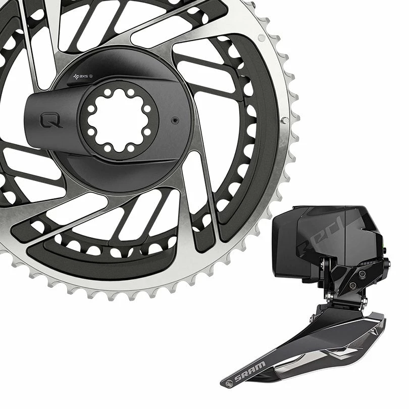 Kit Plateaux SRAM RED Avec Capteur De Puissance QUARQ Et Dérailleur Avant 1 Kit Plateaux SRAM RED Avec Capteur De Puissance QUARQ Et Dérailleur Avant