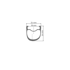 Dt-swiss Paire De Roues DT SWISS PRC 1100 DICUT Mon Chasseral 700C 24mm -Route Soldes DRW PRC24db asym RW WEB SHO 001