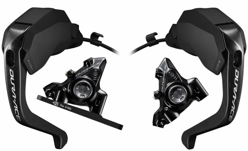 Paire De Levier Shimano Dura-Ace ST-R9180 Avec étriers Et Durites 1 Paire De Levier Shimano Dura-Ace ST-R9180 Avec étriers Et Durites