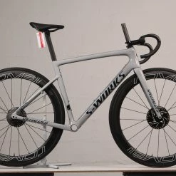 Werideon Cycling Shop Specialized S-Works Tarmac SL6 - Dove Grey Dusty Gloss Diamond Murano Blue - SANS ROUES !NEUF!