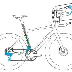 Groupe CLM Triathlon SHIMANO DURA-ACE Di2 9270 12v -Route Soldes ShemaConfigurationShimanoCLM2