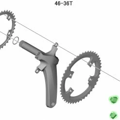 Vis De Plateau SHIMANO ULTEGRA FC-8000 46-36 Dents (M8 X 10,1) Et écrou (4 Jeux) -Route Soldes VisdePlateauSHIMANOULTEGRAFC 800046 36dents M8x10 1 etecrou 4jeux 3