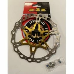 Disque De Frein A2Z Teppan-Yaki Oval 160mm 6 Trous Or