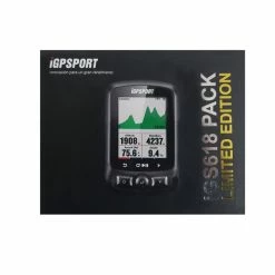 IGS SPORT Igs618 Full Set - (comprend La Bande Cardiaque, Le Capteur De Cadence C61 Et Le Support Avancé S60)
