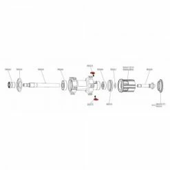 Kit Cliquets Corps Roue Libre MAVIC M40578 FTSL Pawls -Route Soldes kit cliquets corps de roue libre mavic m40578 ftsl freehub body pawl 2