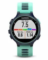 Montre Forerunner 735 XT Garmin -Route Soldes montre forerunner 735 xt bleu devant 027504000 1507 04072016