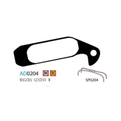Plaquettes ASHIMA AD0204-SM Semi Metal MAGURA Gustav M -Route Soldes plaquettes ashima ad0201 sm semi metal magura gustav m 1