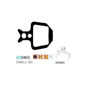 Plaquettes ASHIMA AD0403-SM Semi Metal FORMULA ORO K24 K18 PURO BIANCO 3 Plaquettes ASHIMA AD0403-SM Semi Metal FORMULA ORO K24 K18 PURO BIANCO – Image 3
