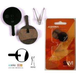 Plaquettes ASHIMA AD0702-SM Semi Metal AVID BB5 Mech. 1 Plaquettes ASHIMA AD0702-SM Semi Metal AVID BB5 Mech.
