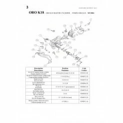 Vis De Réglage Levier FORMULA FD40064-20 ORO K18 K24 Puro Bianco / Lever Adjustement Kit -Route Soldes vis de reglage levier formula fd40064 20 oro k18 k24 puro bianco lever adjsutement kit 2